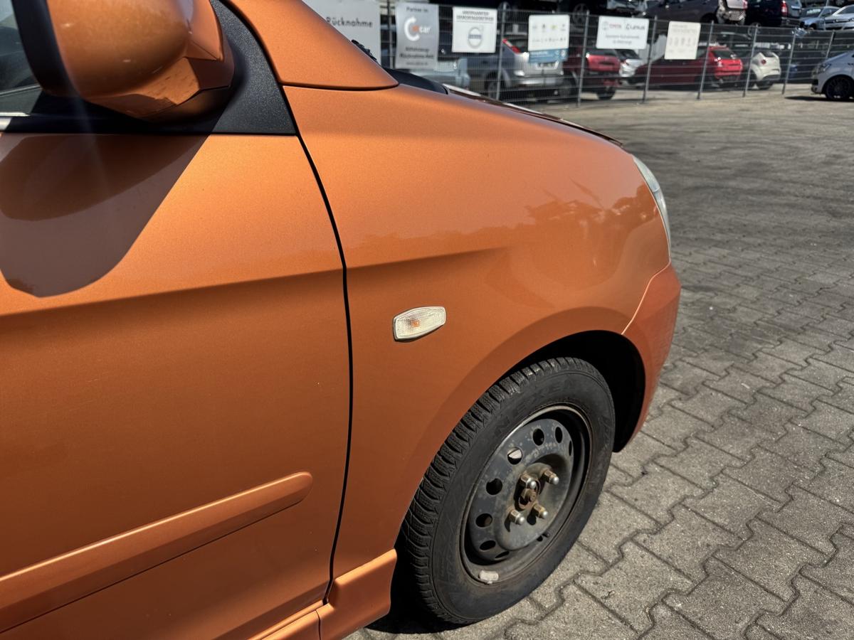 Kia Picanto 1 original Kotfl&uuml;gel vorn rechts 03 Orange Metallic Bj.2006